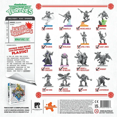 Unmatched Adventures - TMNT - Extra Toppings: Ultimate Miniatures