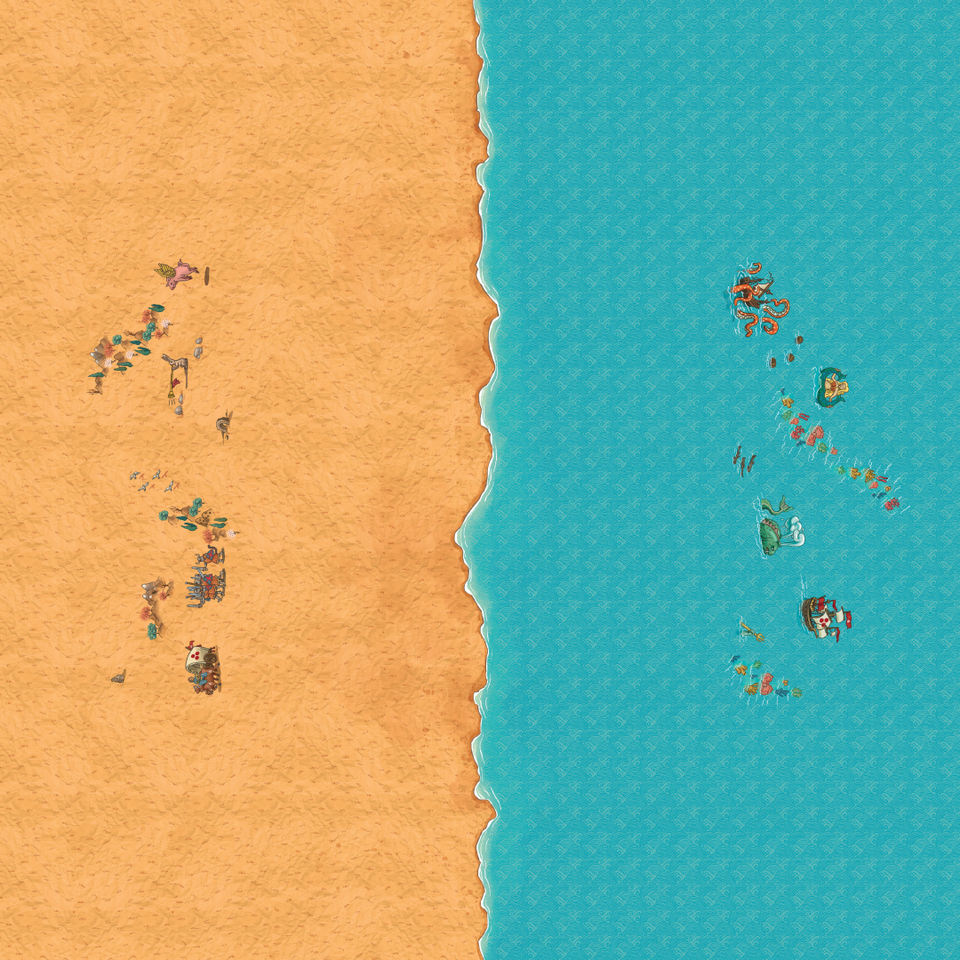 Суша проти моря (Land vs Sea)