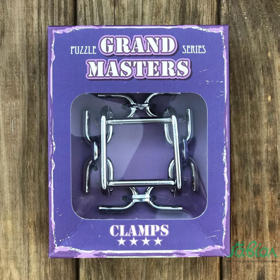 Головоломка Grand Master Puzzles CLAMPS violet (фіолетова)