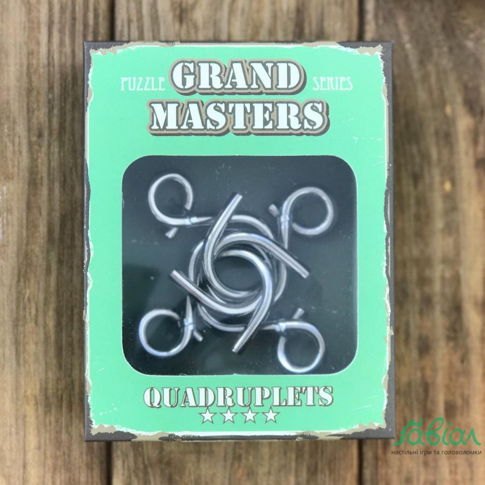 Головоломка Grand Master Puzzles QUADRUPLETS green (зелена)