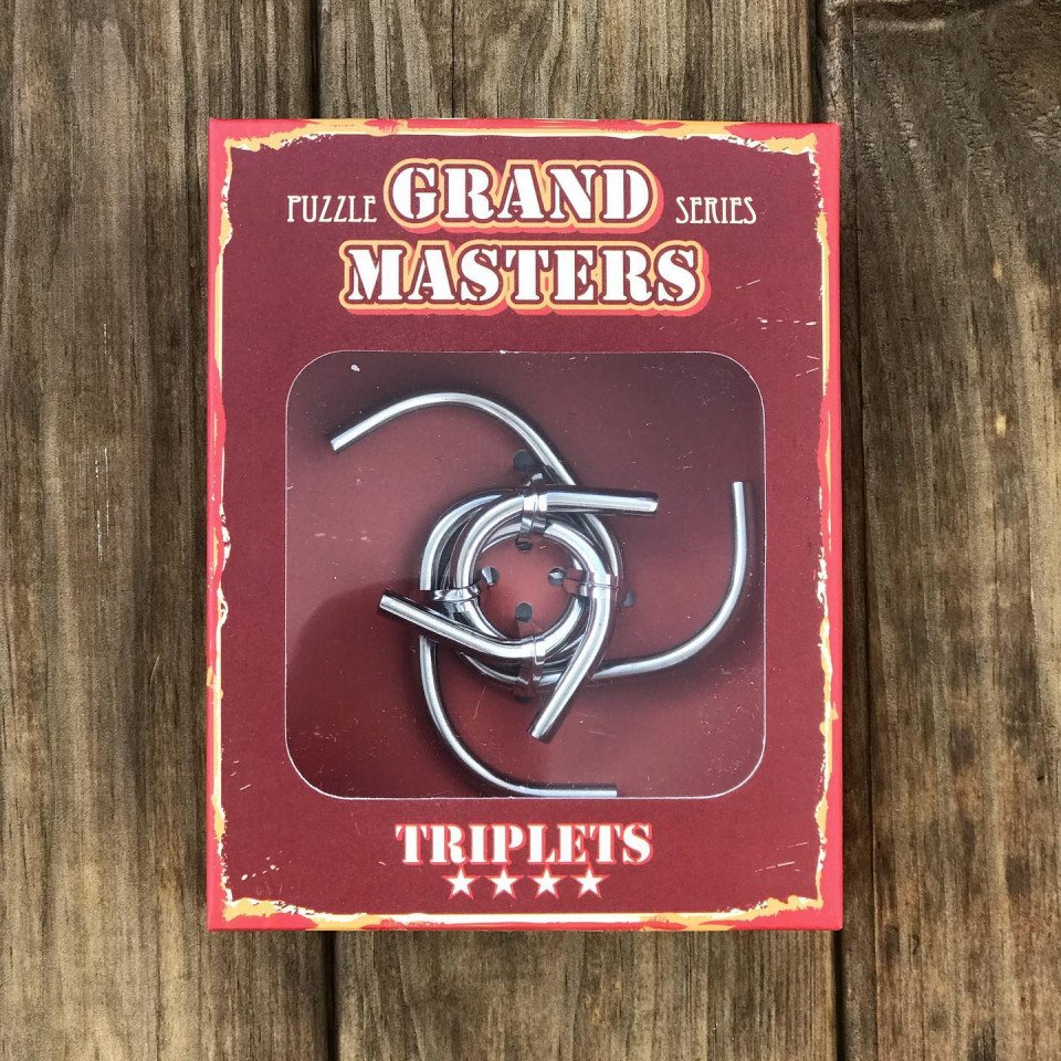 Головоломка Grand Master Puzzles TRIPLETS red (червона)