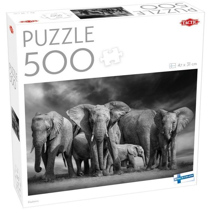 Пазл Tactic 500 Слони