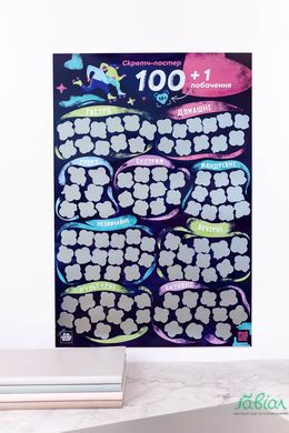 Скретч-постер «100+1 побачення»