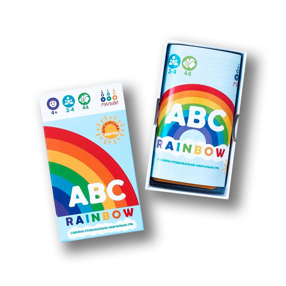 ABC rainbow. Англійська абетка