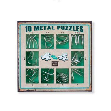 Набір головоломок 10 metal puzzles зелений