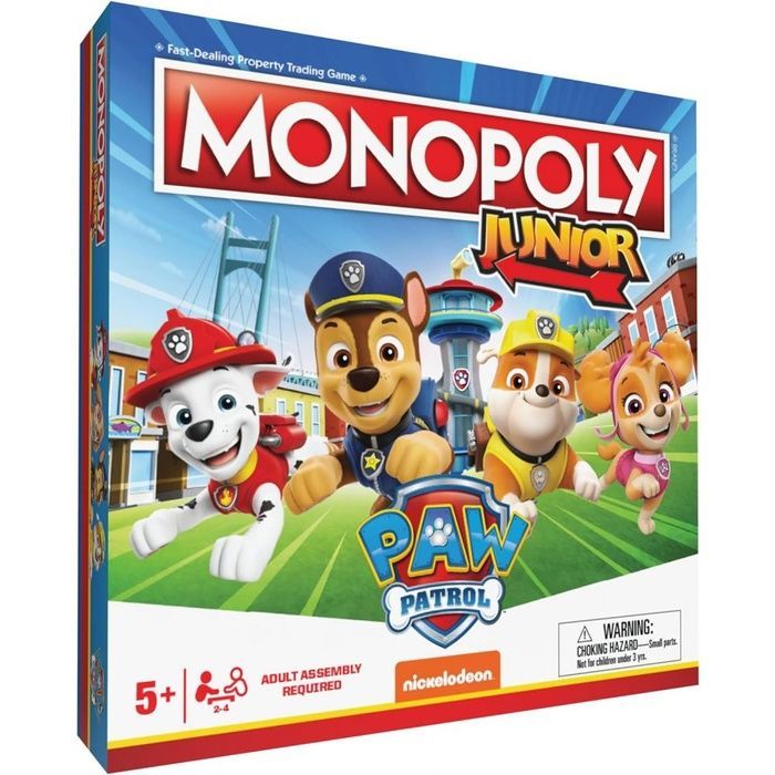 Монополія Щенячий патруль (Monopoly Junior Paw Patrol)