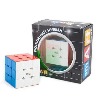 Кубик рубіка 3х3х3, Фірмовий Магнітний, кольоровий пластик