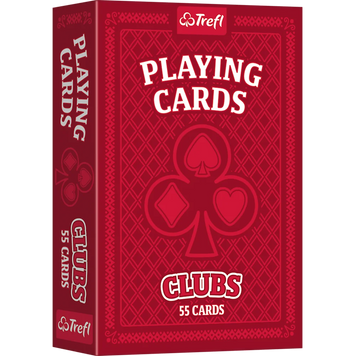 Карти Trefl Playing Cards Clubs RED/BLUE