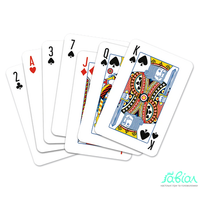 Карти Trefl Playing Cards Clubs RED/BLUE