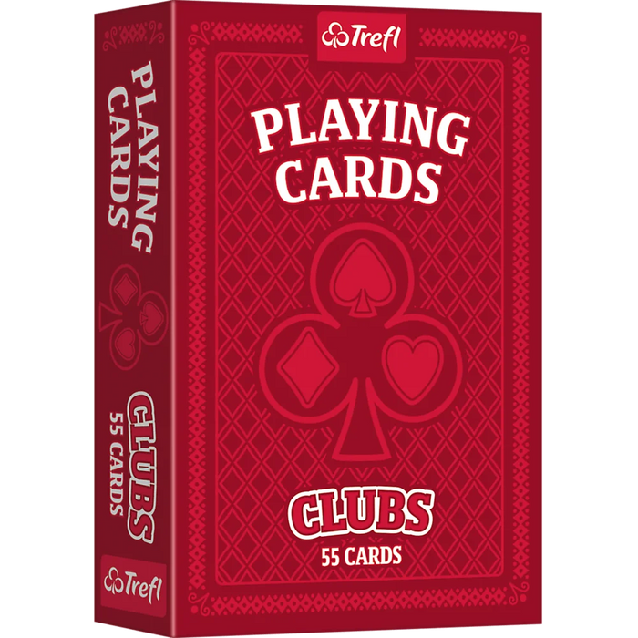 Карти Trefl Playing Cards Clubs RED/BLUE